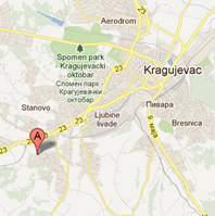 kragujevac-mapa